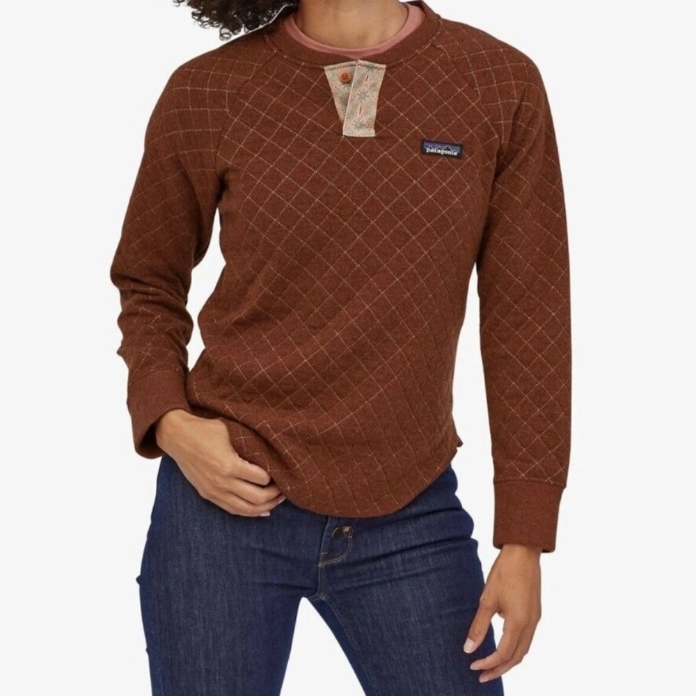 Patagonia Women's Rust Quilted Henley